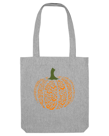 Halloween Bat Pumpkin Heather Grey
