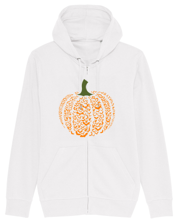 Halloween Bat Pumpkin White