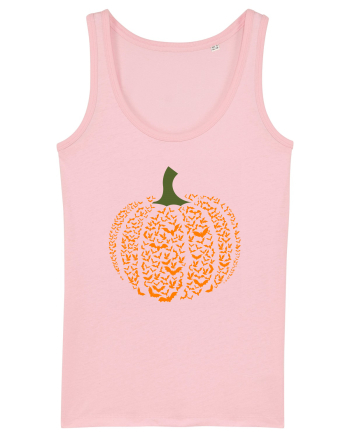 Halloween Bat Pumpkin Cotton Pink