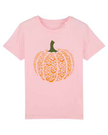Halloween Bat Pumpkin Cotton Pink