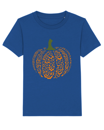 Halloween Bat Pumpkin Majorelle Blue
