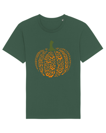 Halloween Bat Pumpkin Bottle Green