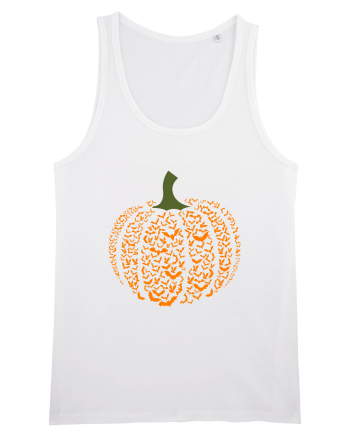 Halloween Bat Pumpkin White