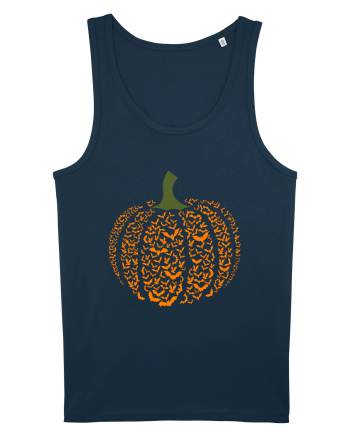 Halloween Bat Pumpkin Navy