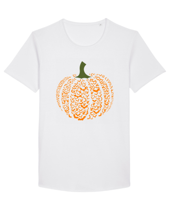 Halloween Bat Pumpkin White