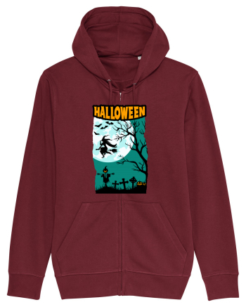 Halloween Dark Night Burgundy