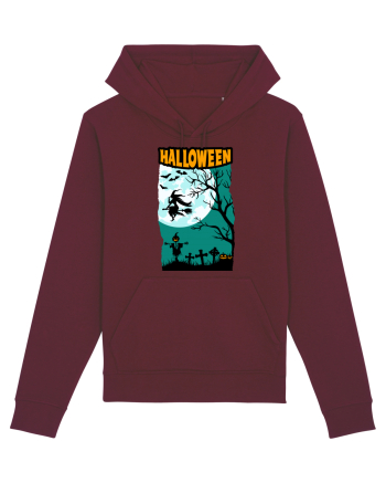 Halloween Dark Night Burgundy