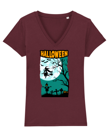 Halloween Dark Night Burgundy
