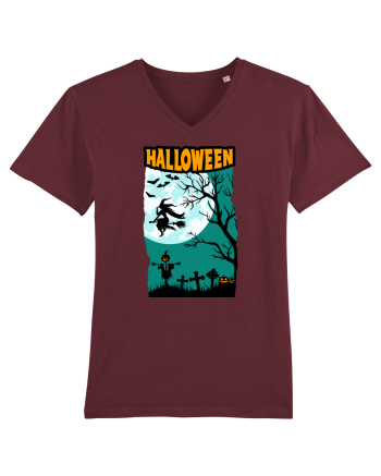 Halloween Dark Night Burgundy