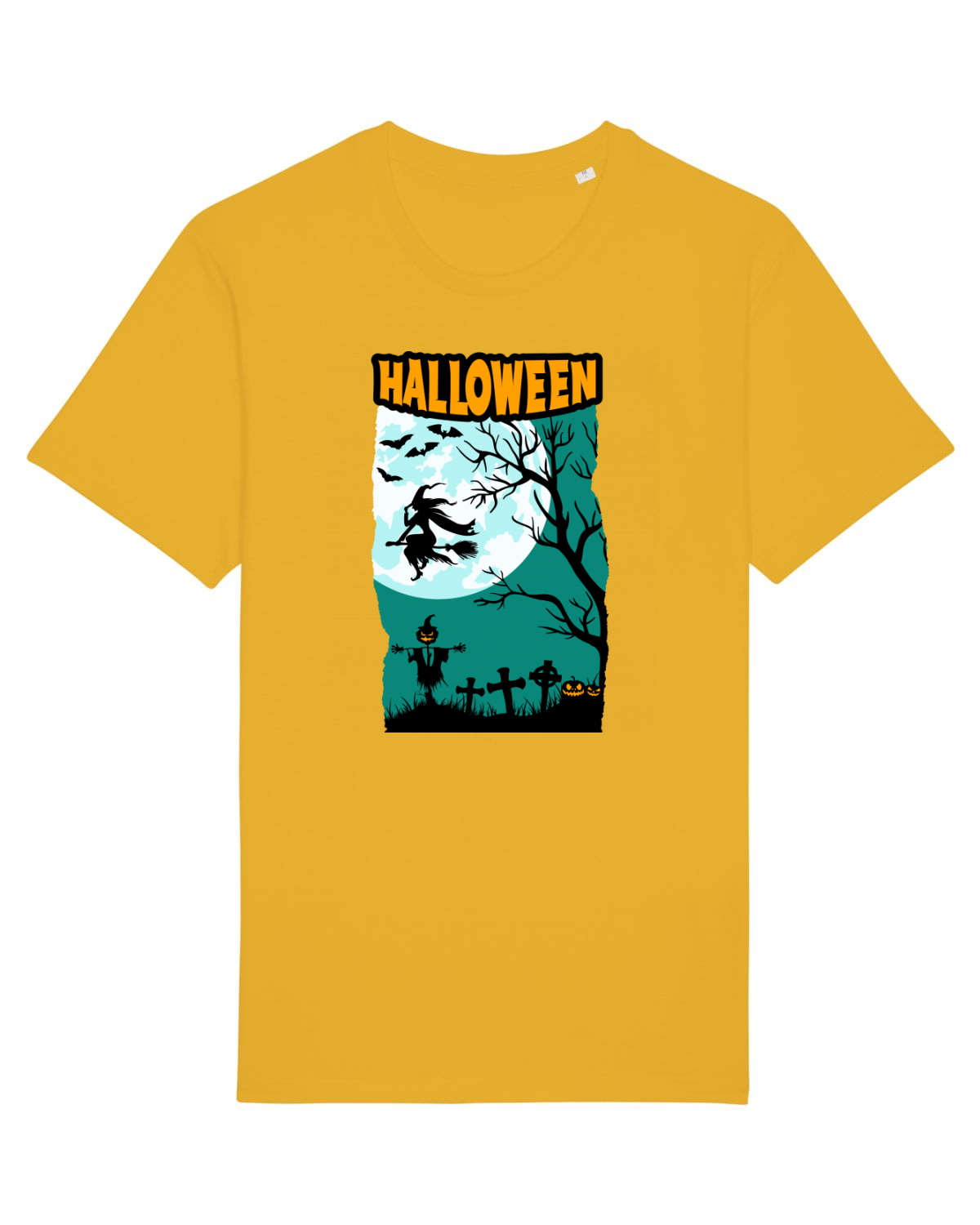 Tricou mânecă scurtă Unisex Rocker Spectra Yellow