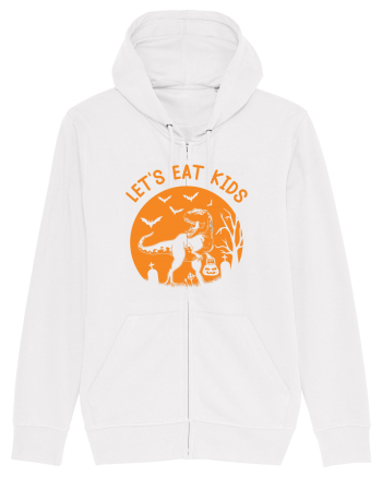 Halloween Dinosaur Let's Eat Kids White