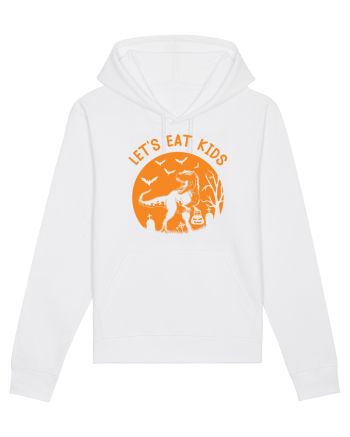 Halloween Dinosaur Let's Eat Kids White
