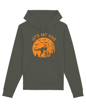 Halloween Dinosaur Let's Eat Kids Khaki