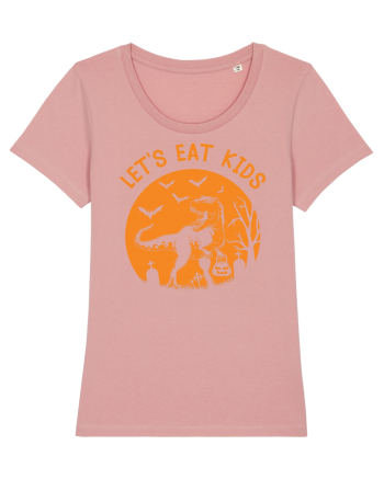 Halloween Dinosaur Let's Eat Kids Canyon Pink