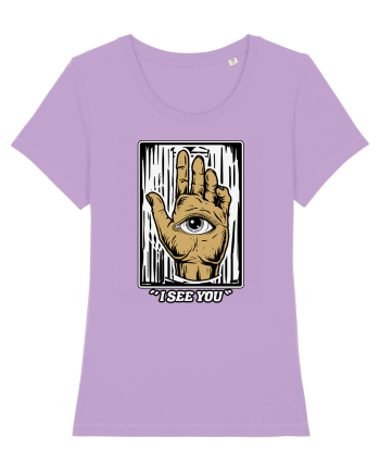 Halloween Eye In Hand I See You Lavender Dawn