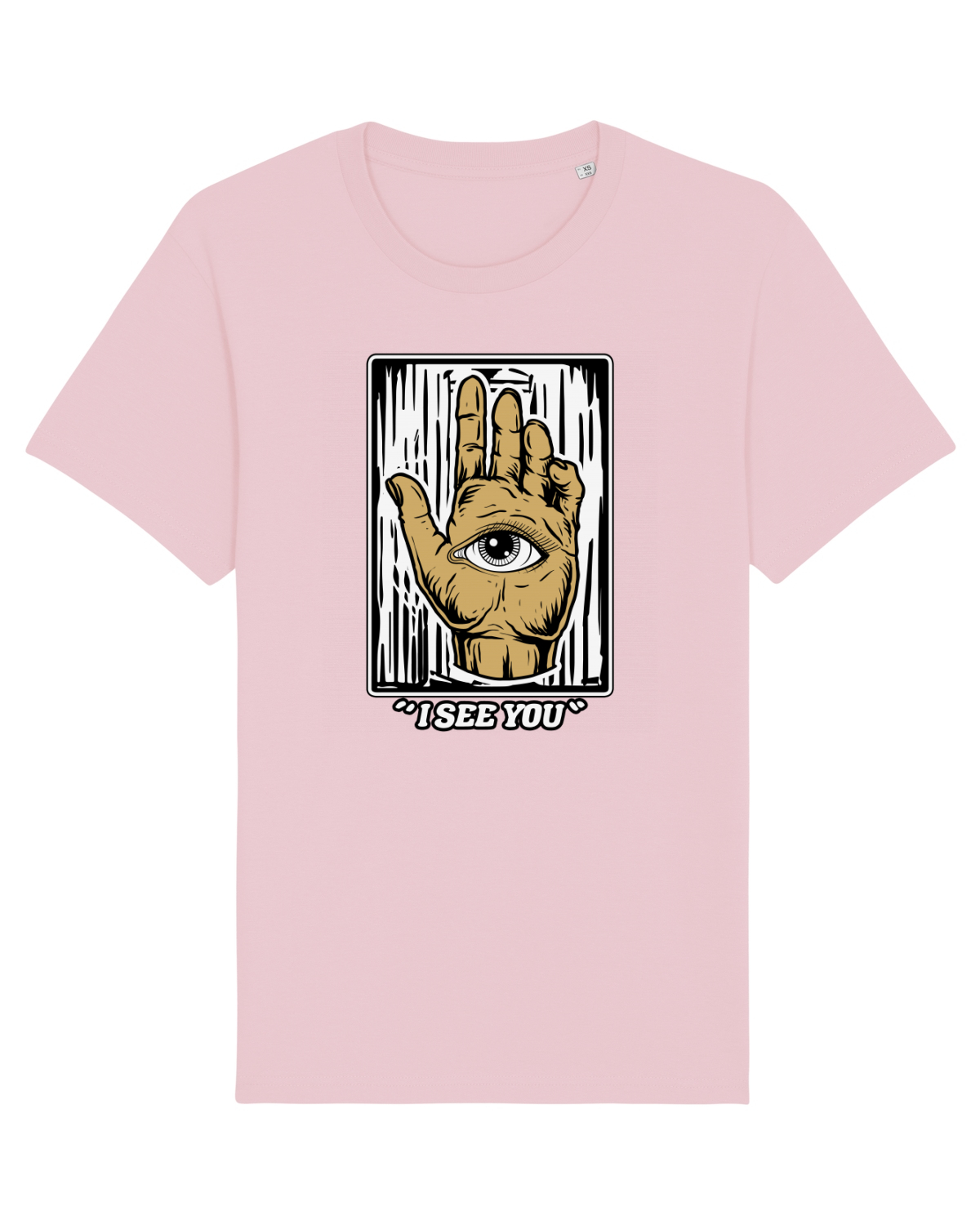 Tricou mânecă scurtă Unisex Rocker Cotton Pink