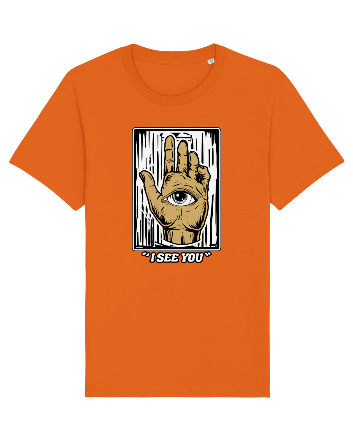 Tricou mânecă scurtă Unisex Rocker Bright Orange