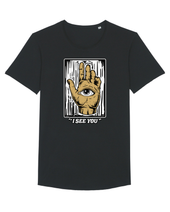 Halloween Eye In Hand I See You Black