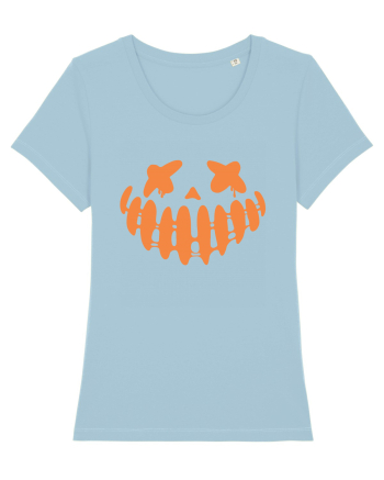 Halloween Monster Face Costumes Sky Blue