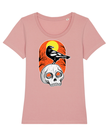 Halloween Pumpkin And Black Crow Canyon Pink