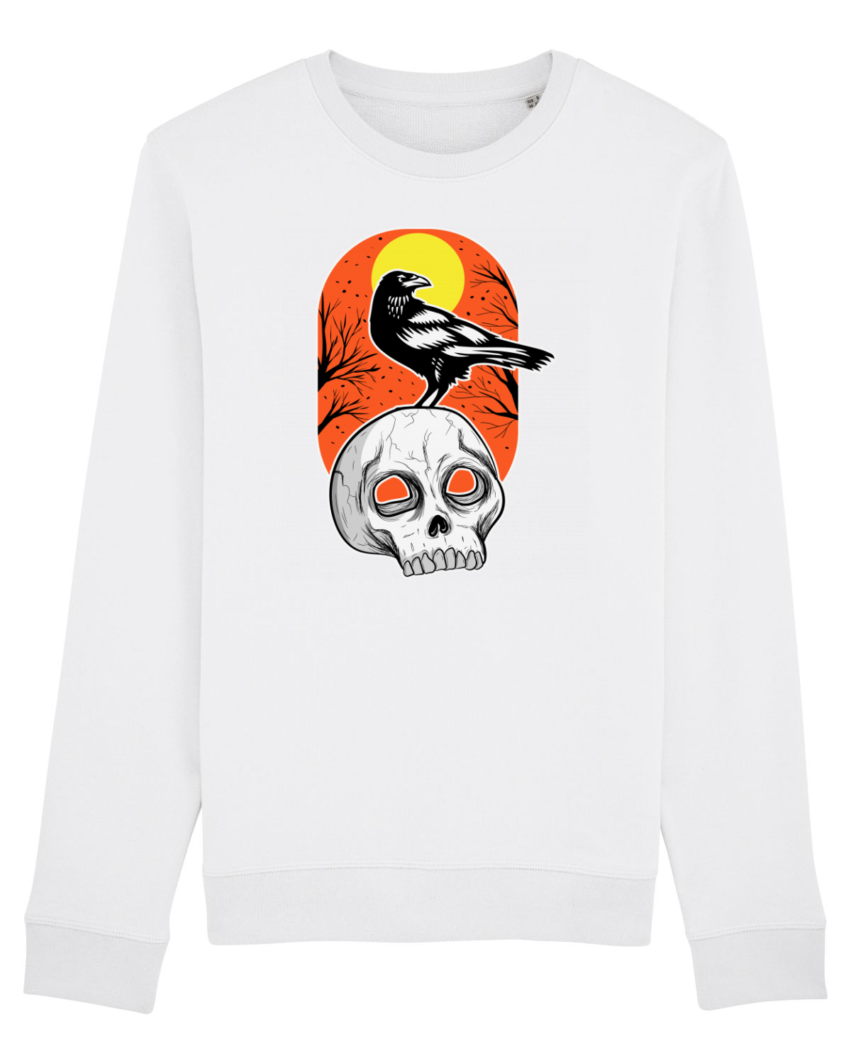 Bluză mânecă lungă Unisex Rise White
