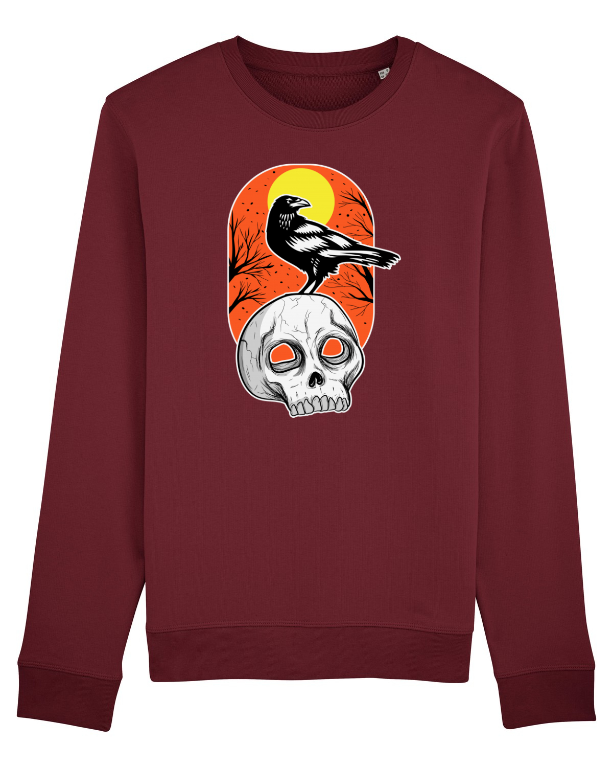 Bluză mânecă lungă Unisex Rise Burgundy