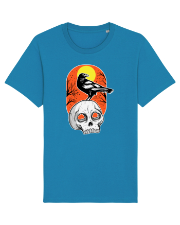 Halloween Pumpkin And Black Crow Azur