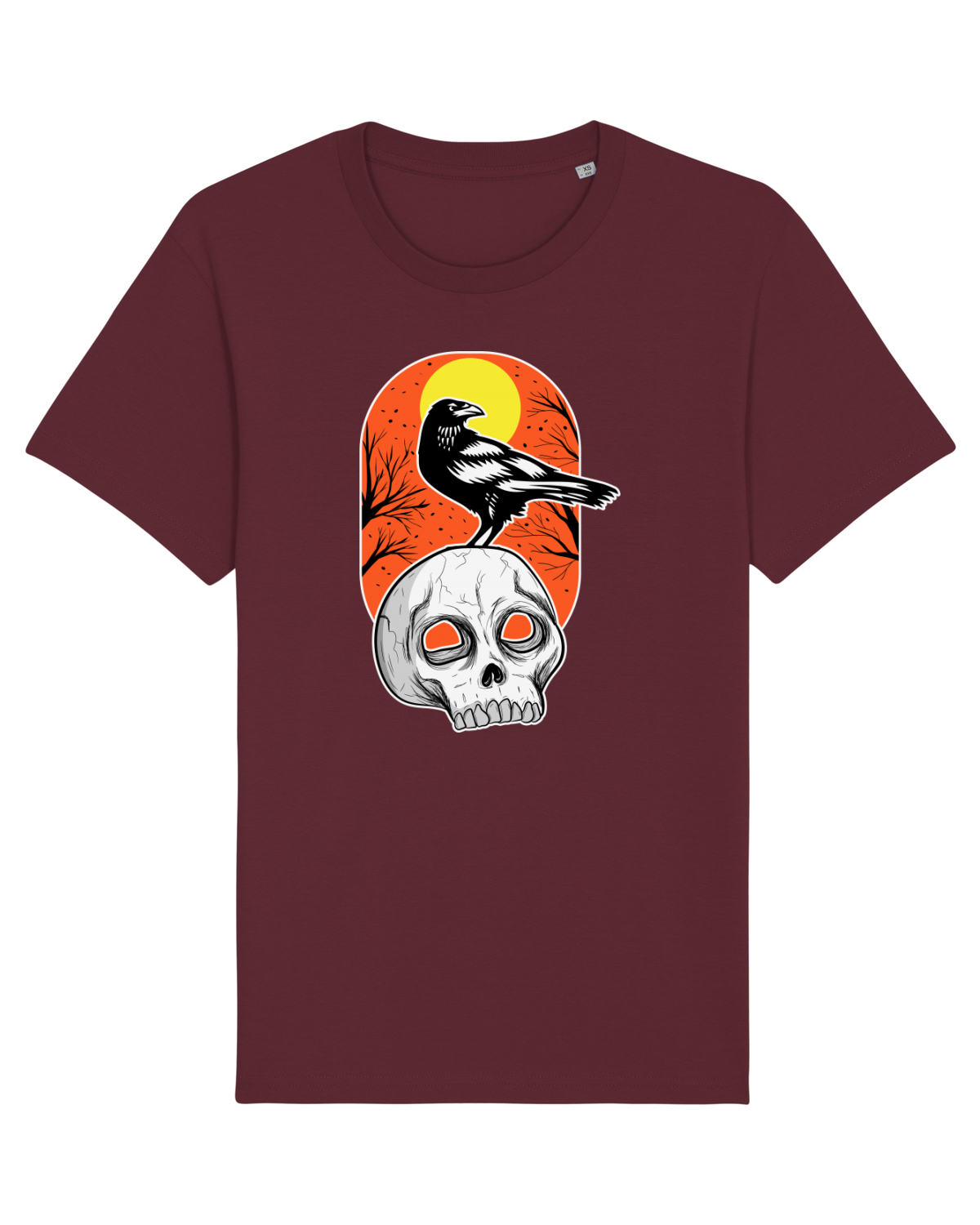 Tricou mânecă scurtă Unisex Rocker Burgundy