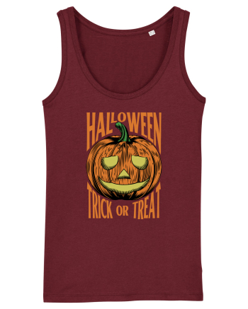 Halloween Pumpkin Engraving Style Burgundy