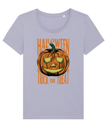 Halloween Pumpkin Engraving Style Lavender