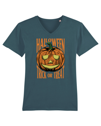 Halloween Pumpkin Engraving Style Stargazer