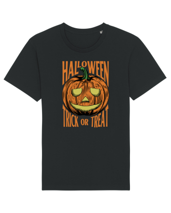 Halloween Pumpkin Engraving Style Black
