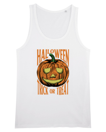Halloween Pumpkin Engraving Style White
