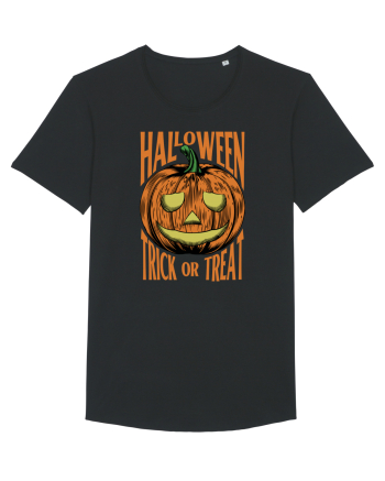 Halloween Pumpkin Engraving Style Black