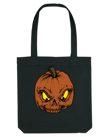 Halloween Pumpkin Skull Black