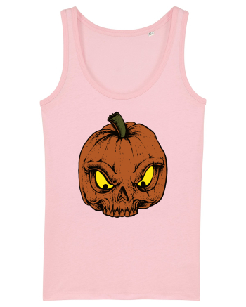 Halloween Pumpkin Skull Cotton Pink