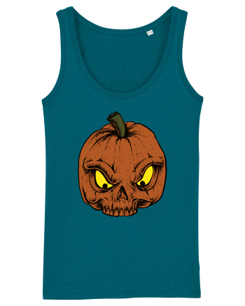 Halloween Pumpkin Skull Ocean Depth