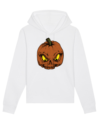 Halloween Pumpkin Skull White