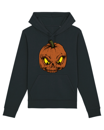 Halloween Pumpkin Skull Black