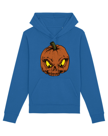 Halloween Pumpkin Skull Royal Blue