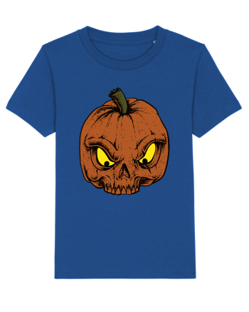Halloween Pumpkin Skull Majorelle Blue