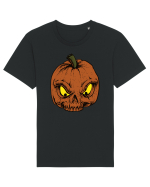 Halloween Pumpkin Skull Tricou mânecă scurtă Unisex Rocker