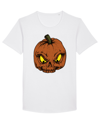 Halloween Pumpkin Skull White