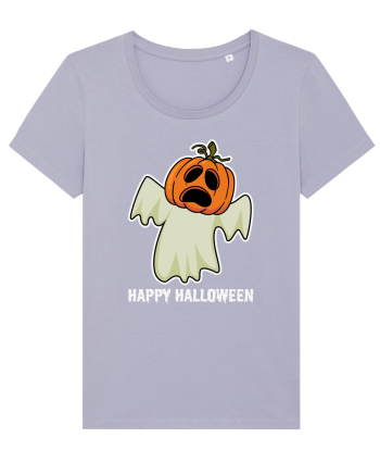 Halloween Pumpkin With Boo Head Lavender