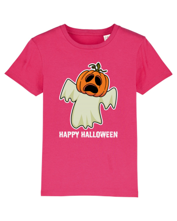 Halloween Pumpkin With Boo Head Raspberry