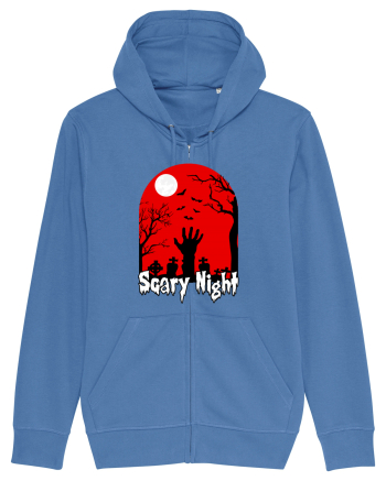 Halloween Scary Blood Night Bright Blue