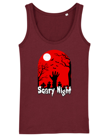 Halloween Scary Blood Night Burgundy