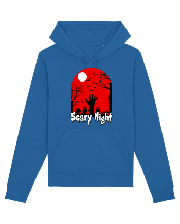Halloween Scary Blood Night Royal Blue