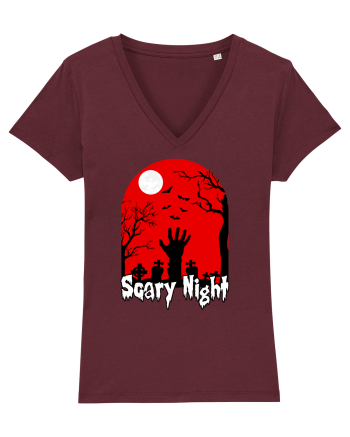 Halloween Scary Blood Night Burgundy