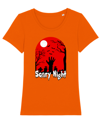 Halloween Scary Blood Night Bright Orange
